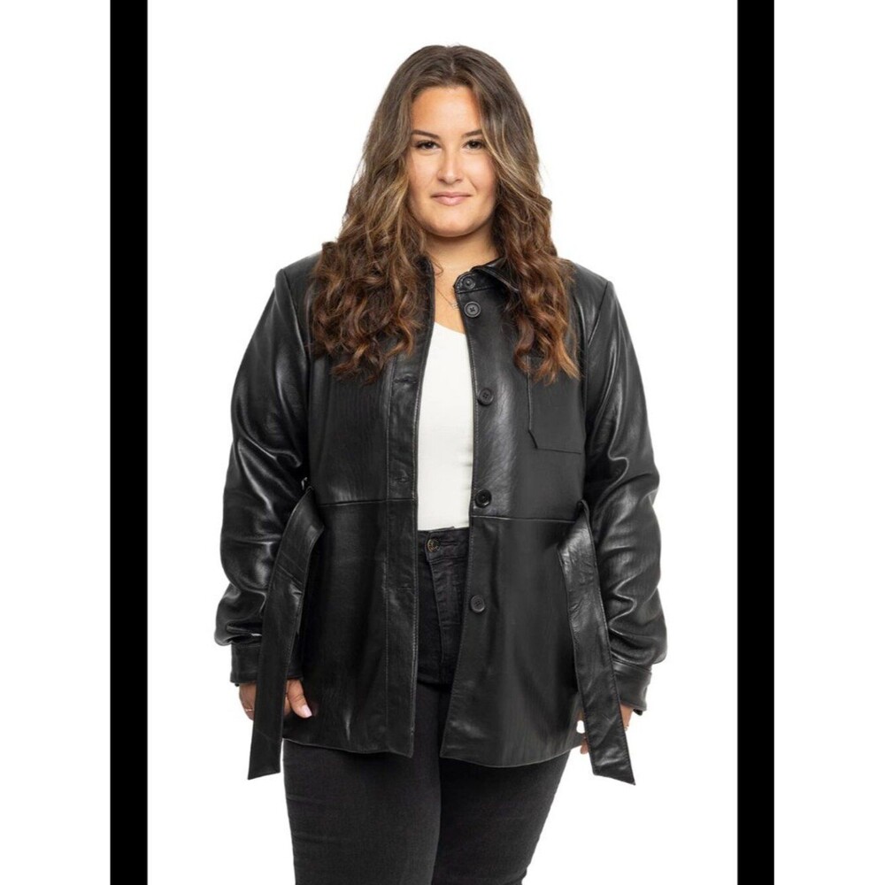 Glamour Gridlock Womens Fashion Leather Jacket